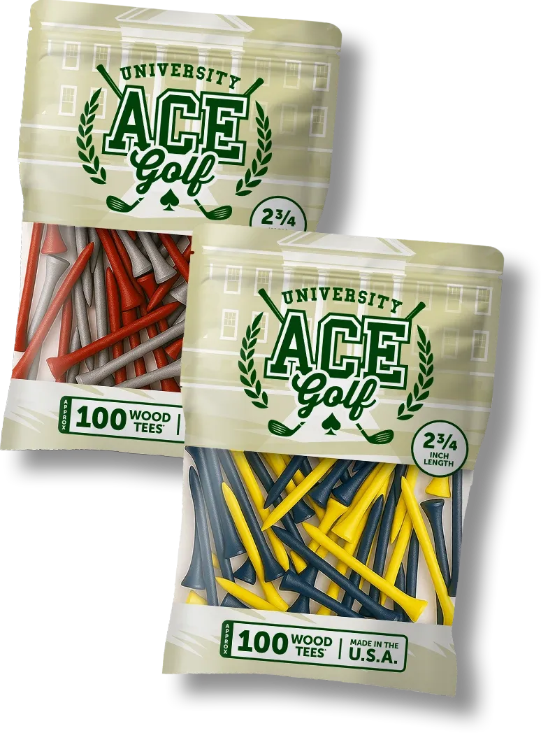 University Ace Golf Tees